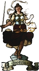 Ein Bild der Justitia
