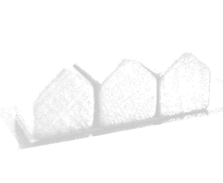 Häuser in abstrakter Ansicht 